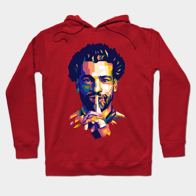 Mo Salah Pop Art Hoodie by ESENTIAL-AF